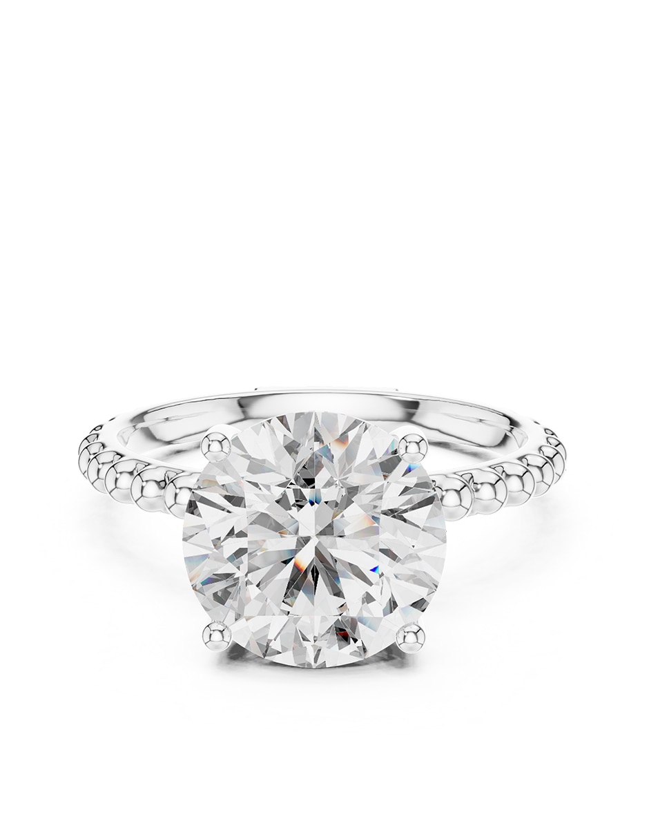 Anillo de compromiso de oro 18 k