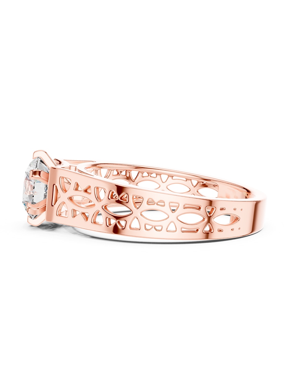 Anillo de compromiso de oro 14 k 5