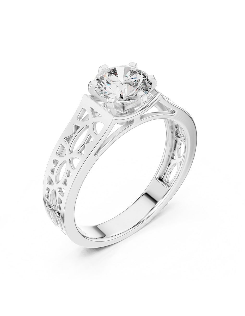 Anillo de compromiso de oro 9 k 2