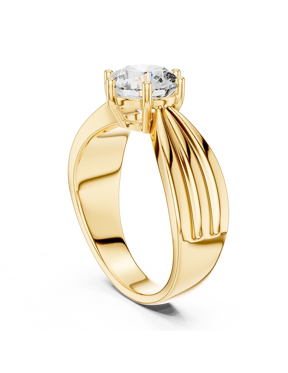 Anillo de compromiso de Oro 9 k AMORE MIO Amore Mio! Diamante de laboratorio