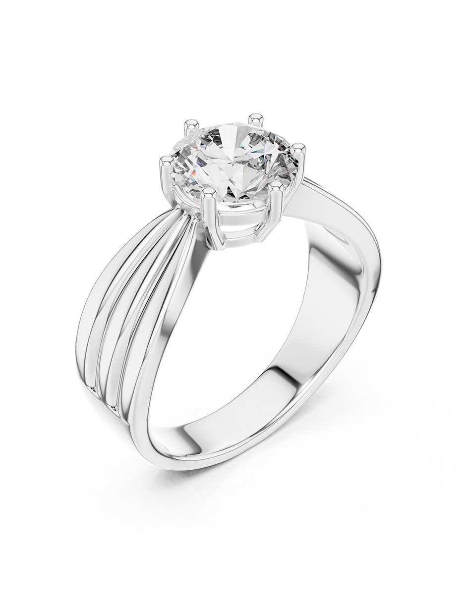Anillo de compromiso de oro 9 k 2