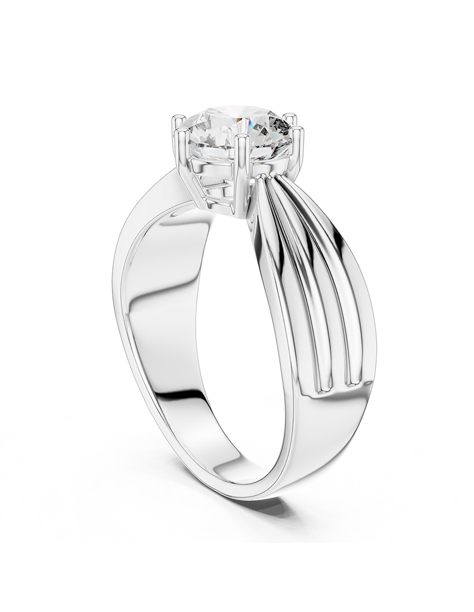 Anillo de compromiso de oro 9 k 3