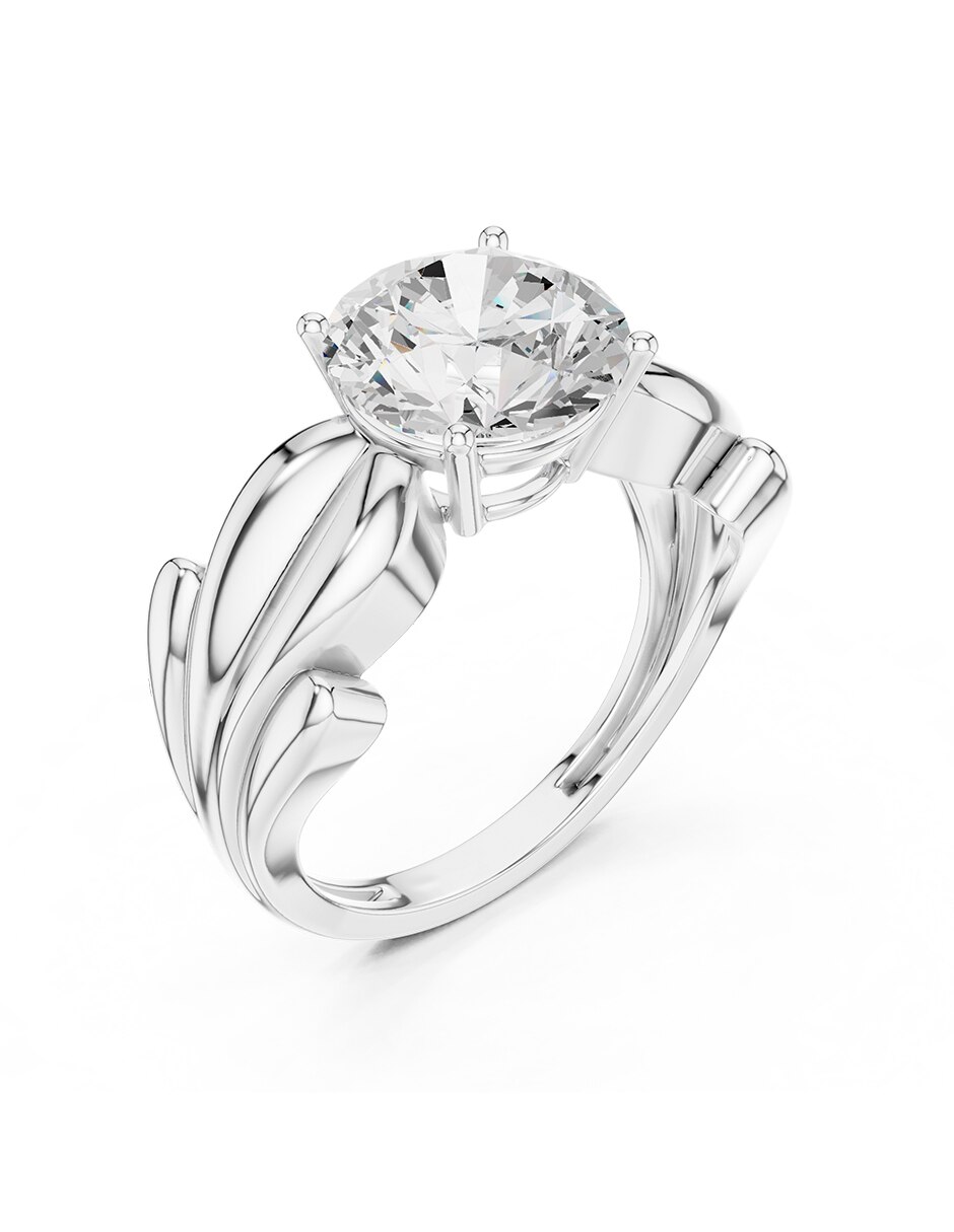 Anillo de compromiso de oro 14 k 2