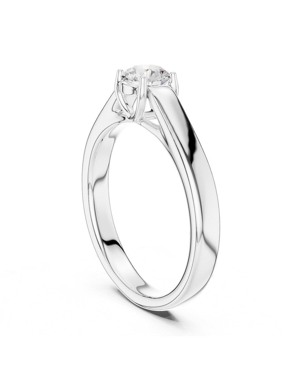Anillo de compromiso de oro 9 k 3