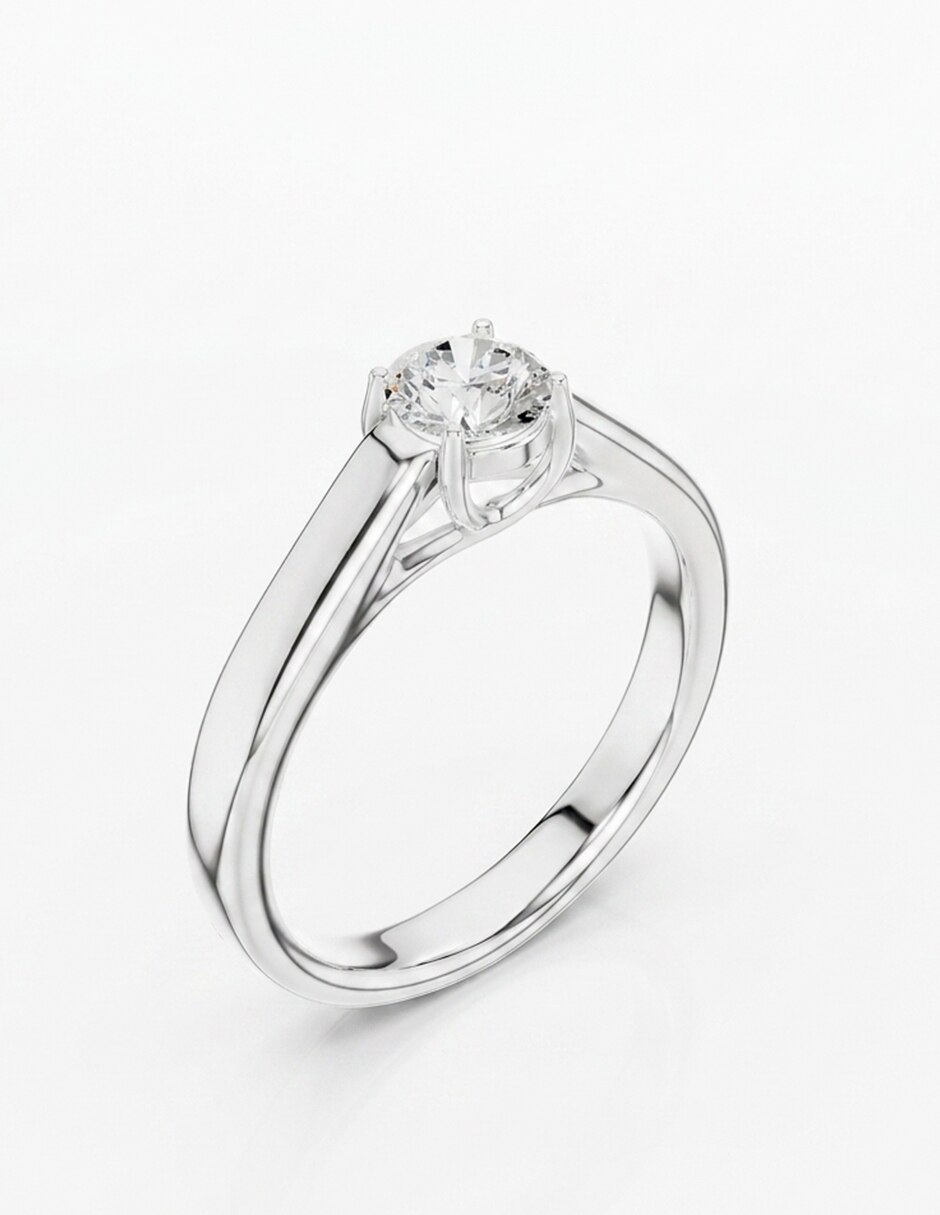 Anillo de compromiso de oro 9 k 8