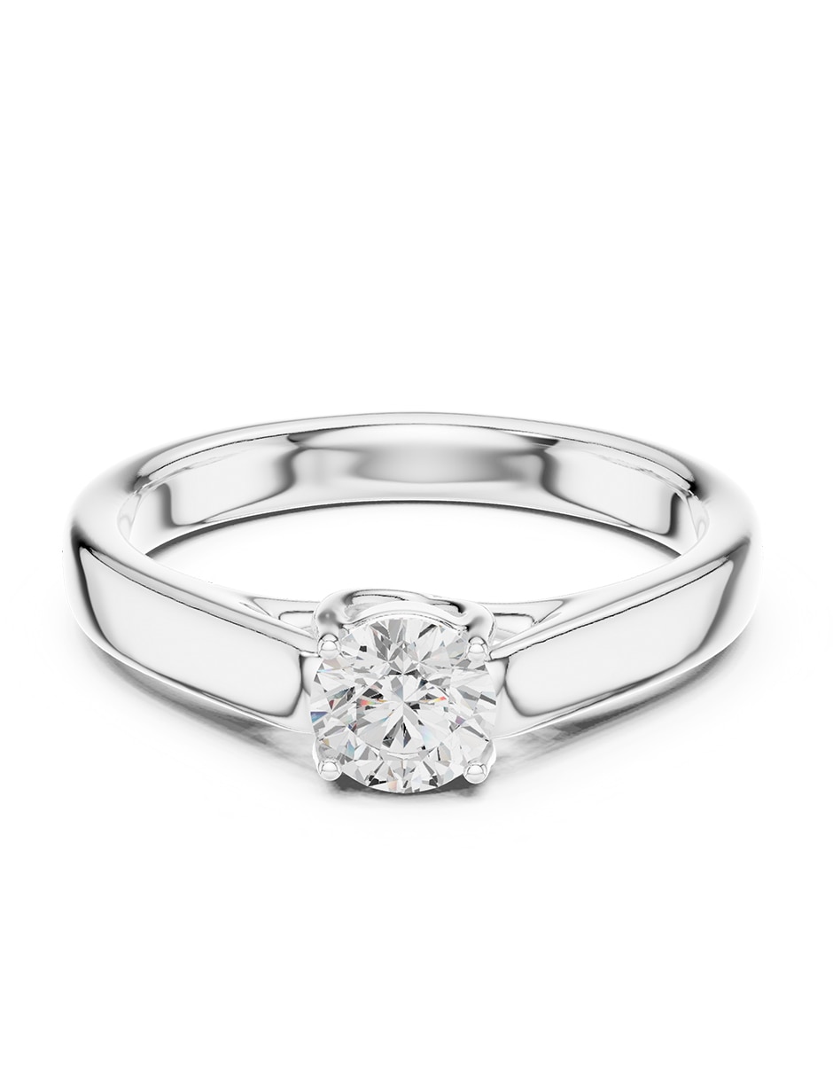 Anillo de compromiso de oro 18 k 1