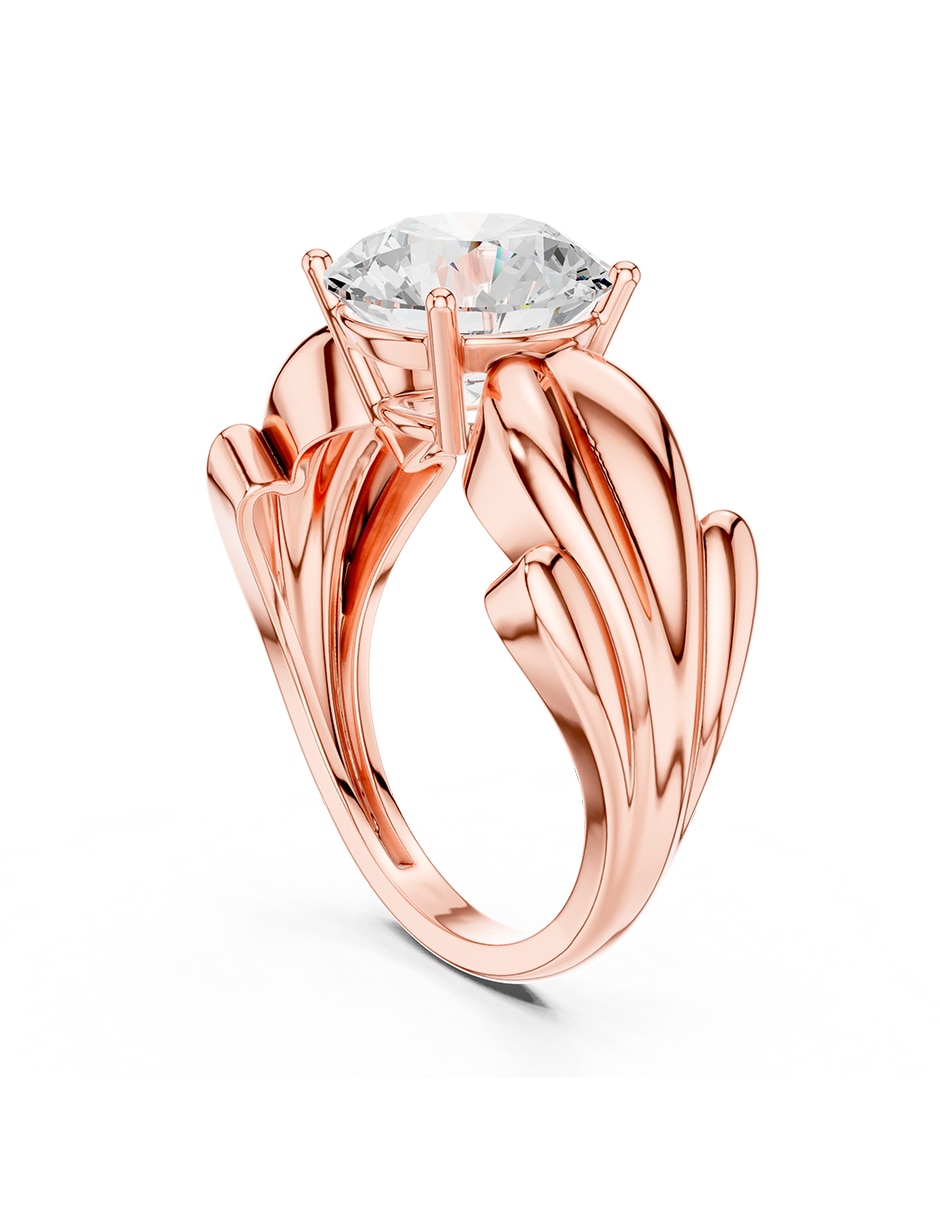 Anillo de compromiso de oro 18 K ! 3