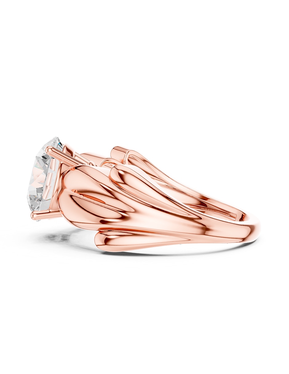 Anillo de compromiso de oro 18 K ! 4