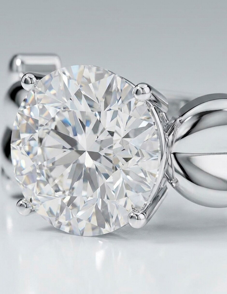 Anillo de compromiso de oro 14 k 6