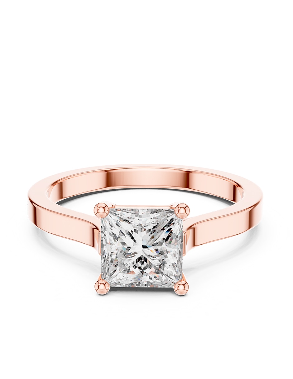 Anillo de compromiso de oro 18 k 1