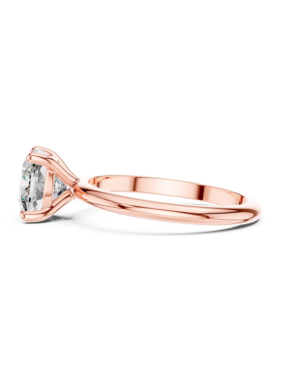 Anillo de compromiso de oro 18 k 4
