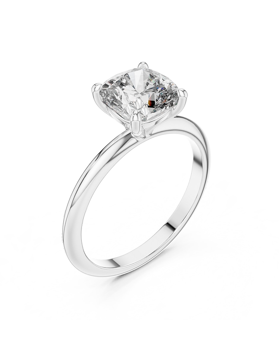 Anillo de compromiso de oro 14 k 2