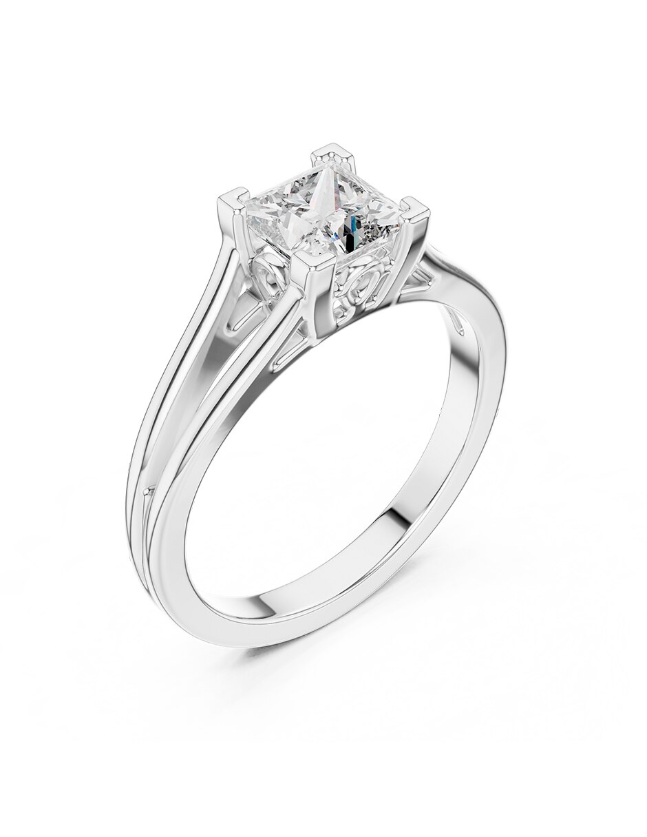Anillo de compromiso de oro 9 k 2