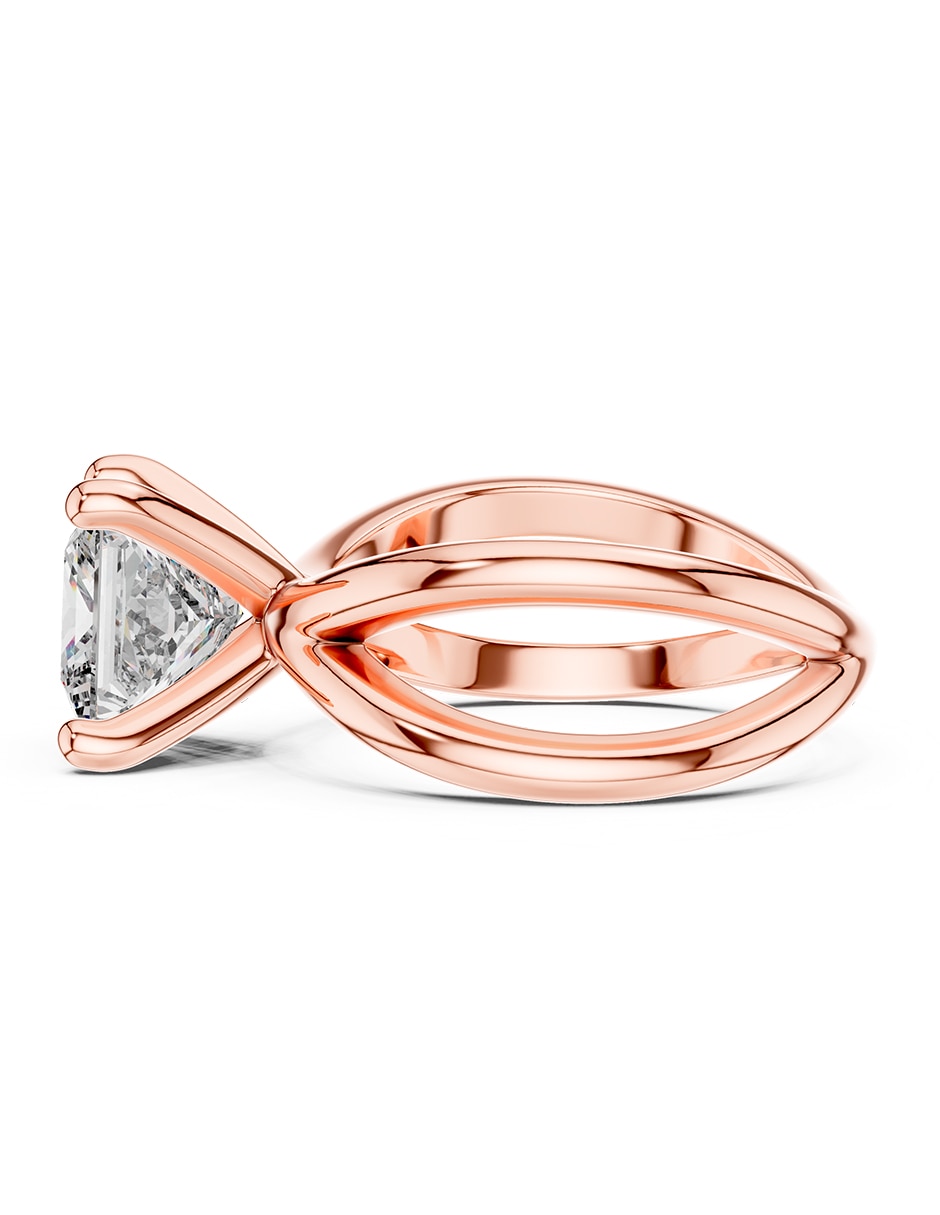 Anillo de compromiso de oro 14 k 5