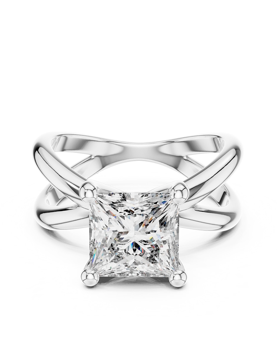 Anillo de compromiso de oro 18 k 1