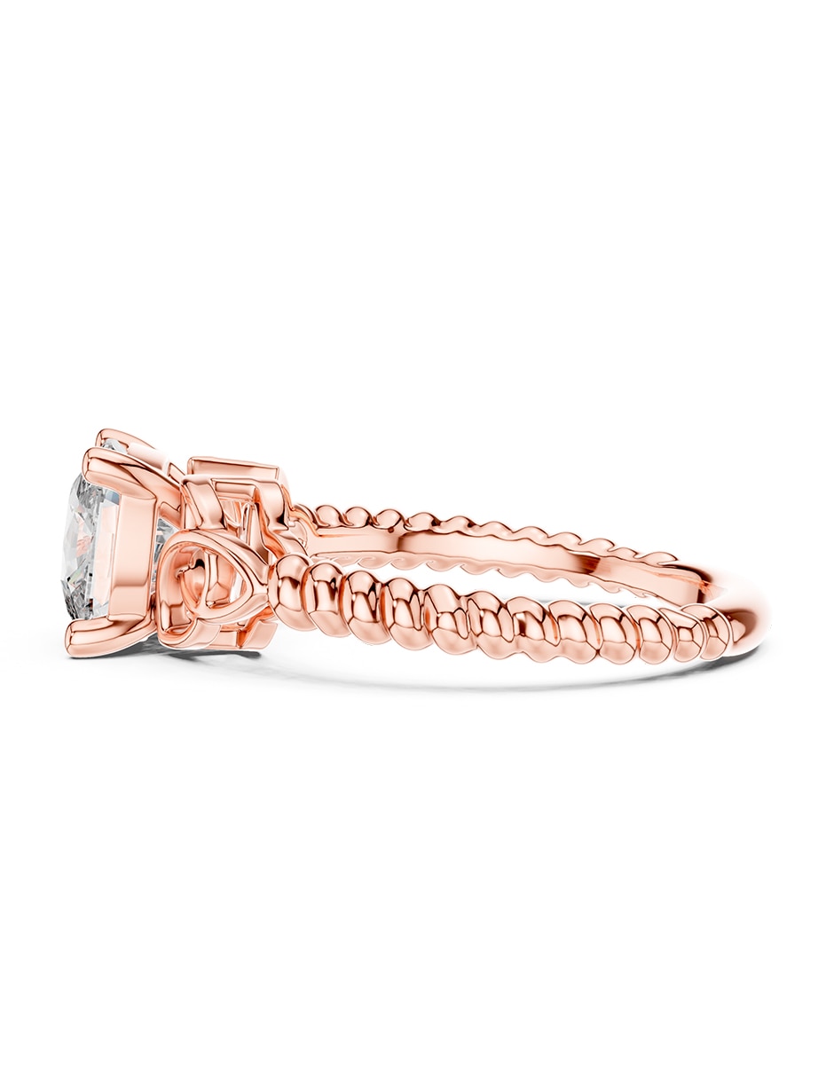 Anillo de compromiso de oro 18 k 5