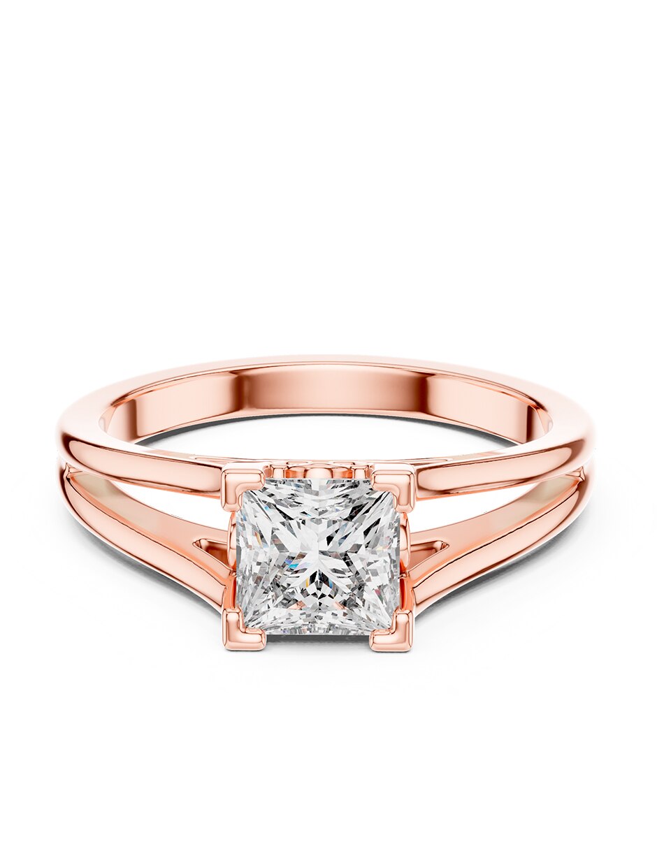 Anillo de compromiso de oro 18 k 1
