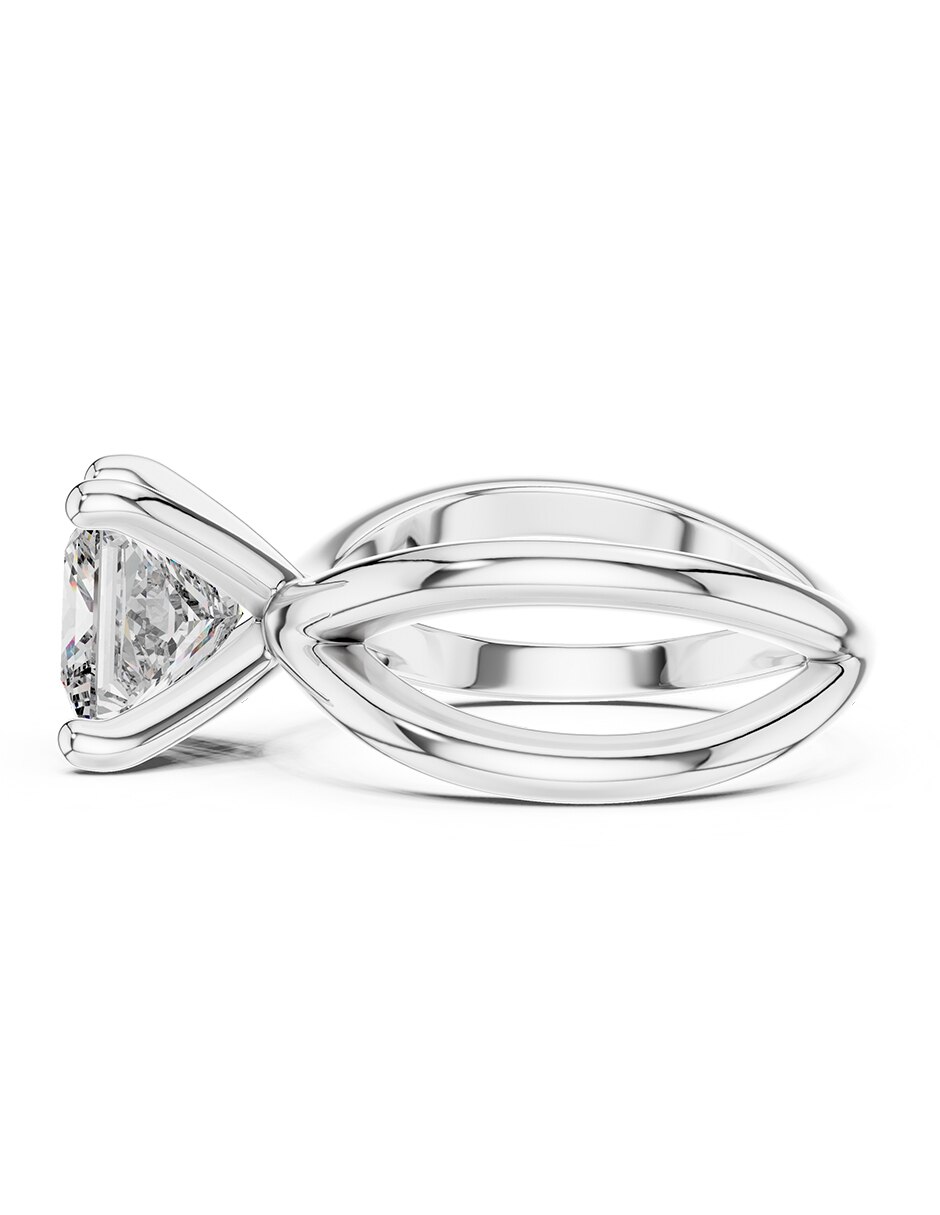 Anillo de compromiso de oro 9 k 4