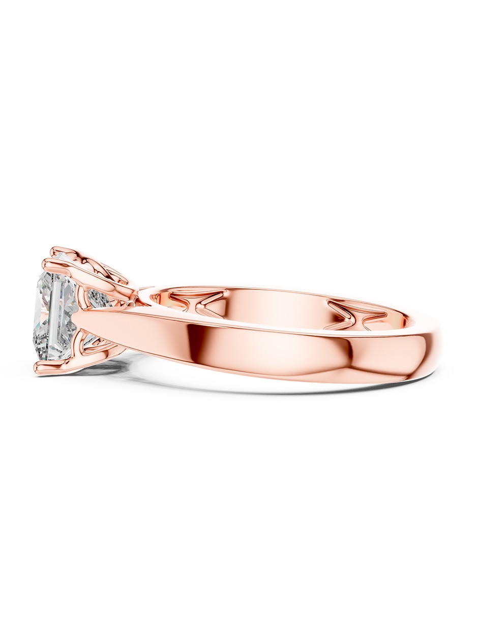 Anillo de compromiso de oro 14 k 6