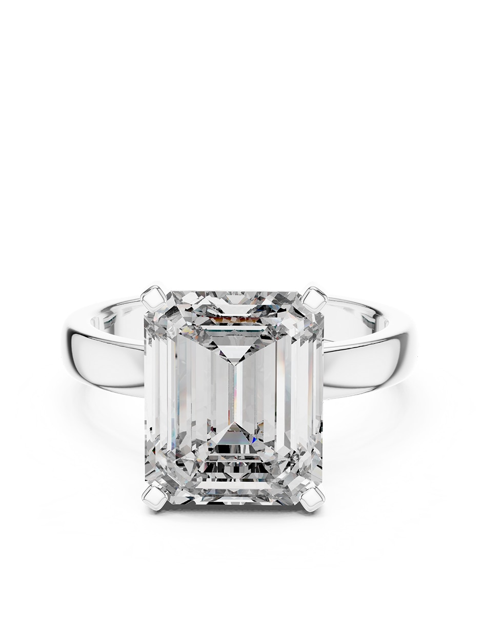 Anillo de compromiso de oro 9 k zirconia cúbica 1