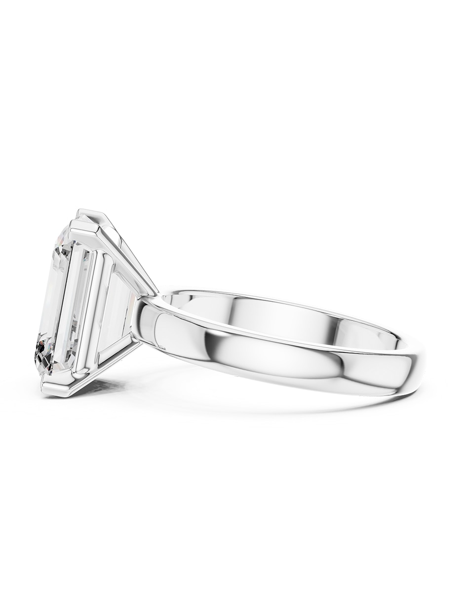 Anillo de compromiso de oro 9 k zirconia cúbica 5