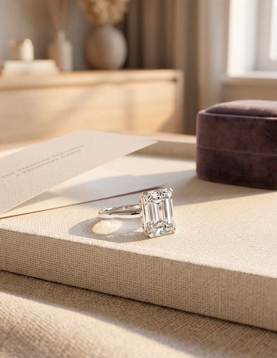 Anillo de compromiso de oro 9 k zirconia cúbica 7