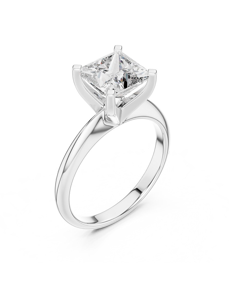 Anillo de compromiso de oro 18 k 2