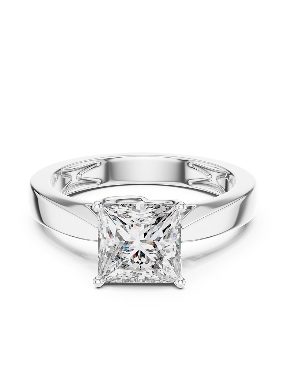 Anillo de compromiso de oro 9 k 1