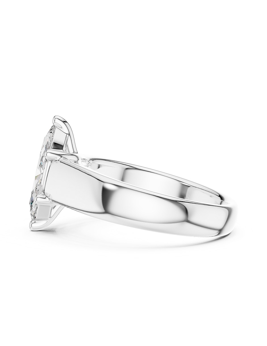 Anillo de compromiso de oro 18 k 5