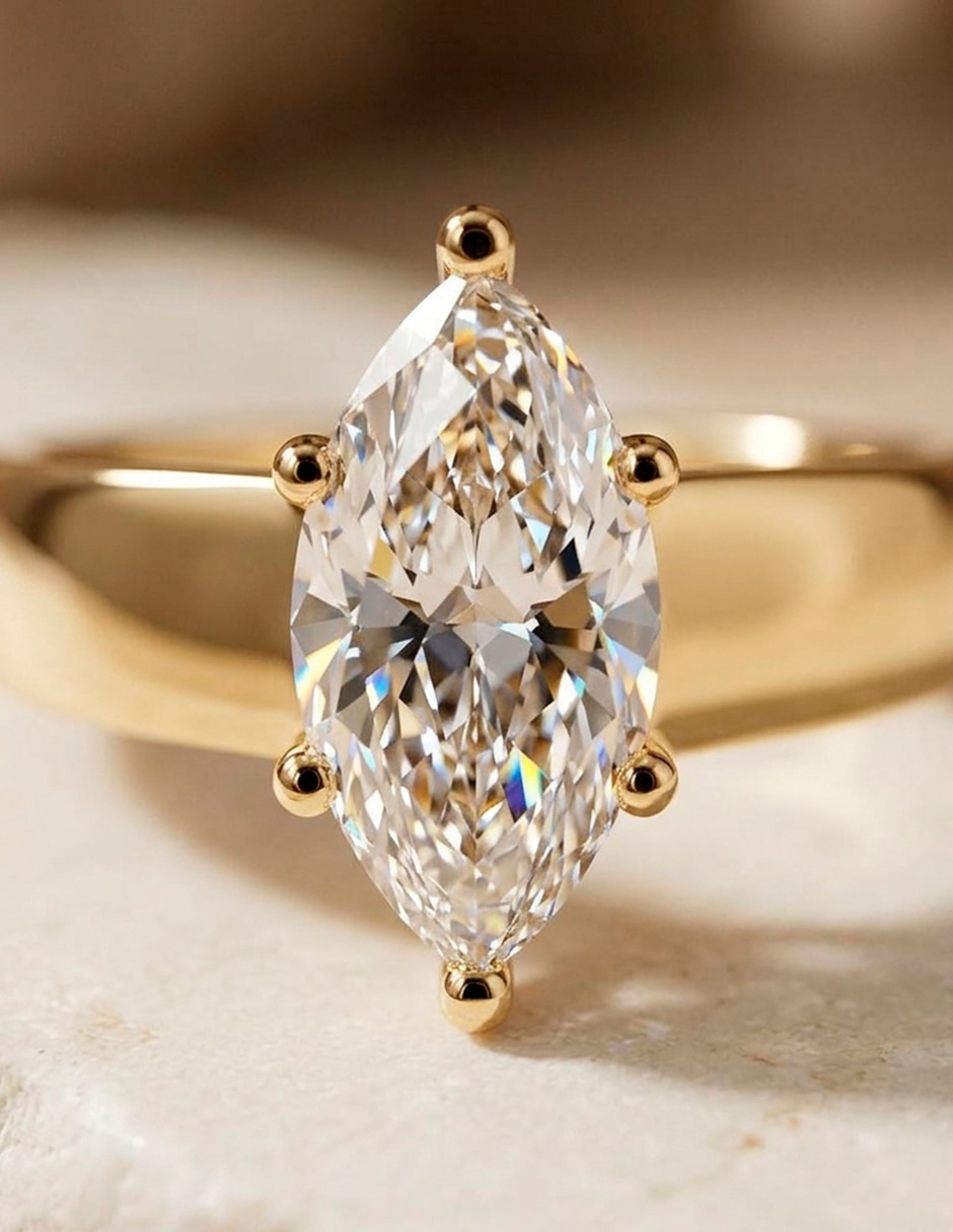 Anillo de compromiso de oro 18 k Amore Mio