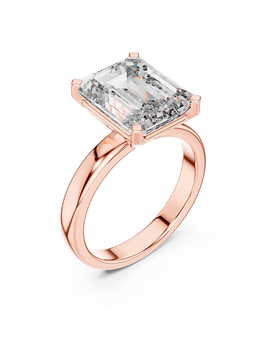Anillo de compromiso de oro 14 k 2