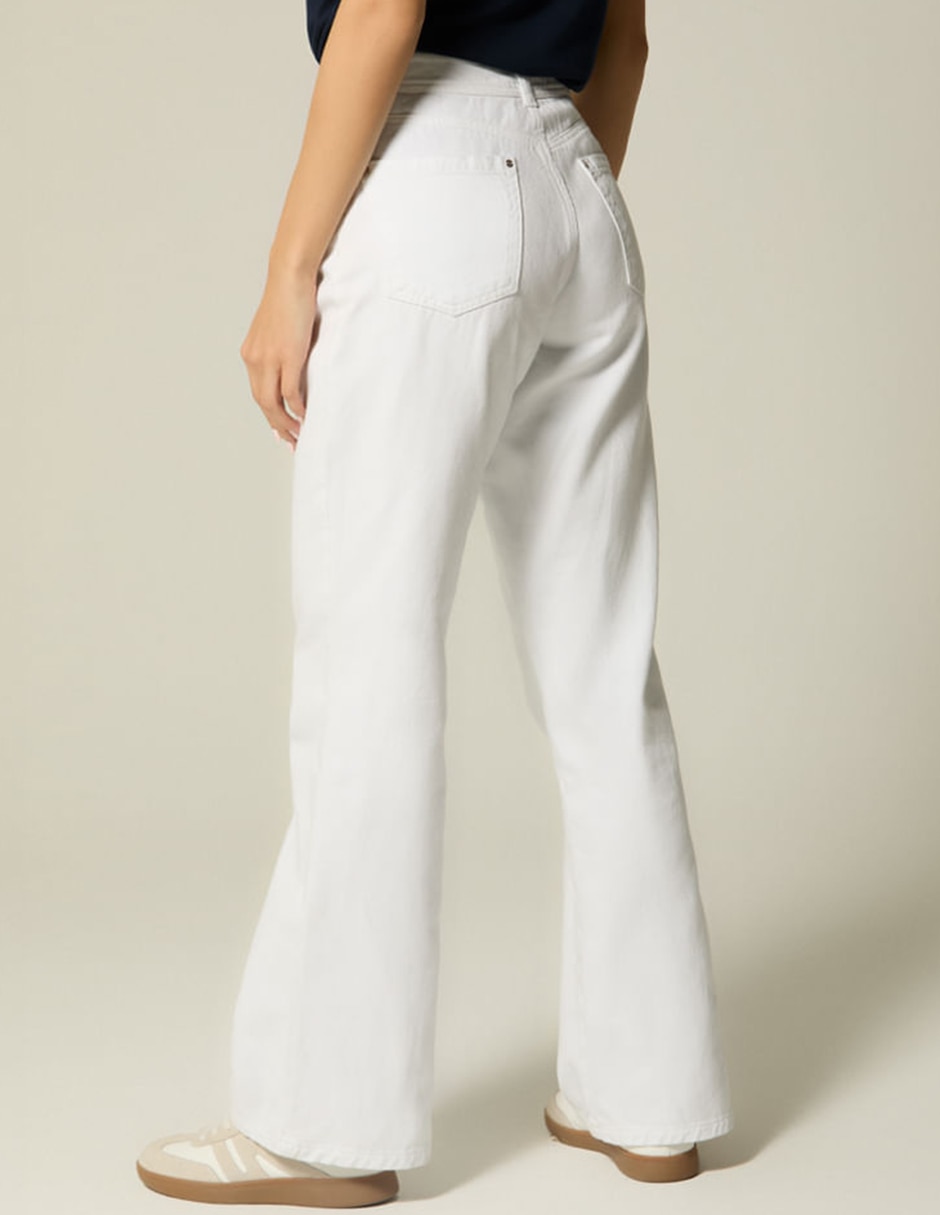 Jeans bota Studio F corte cintura para mujer