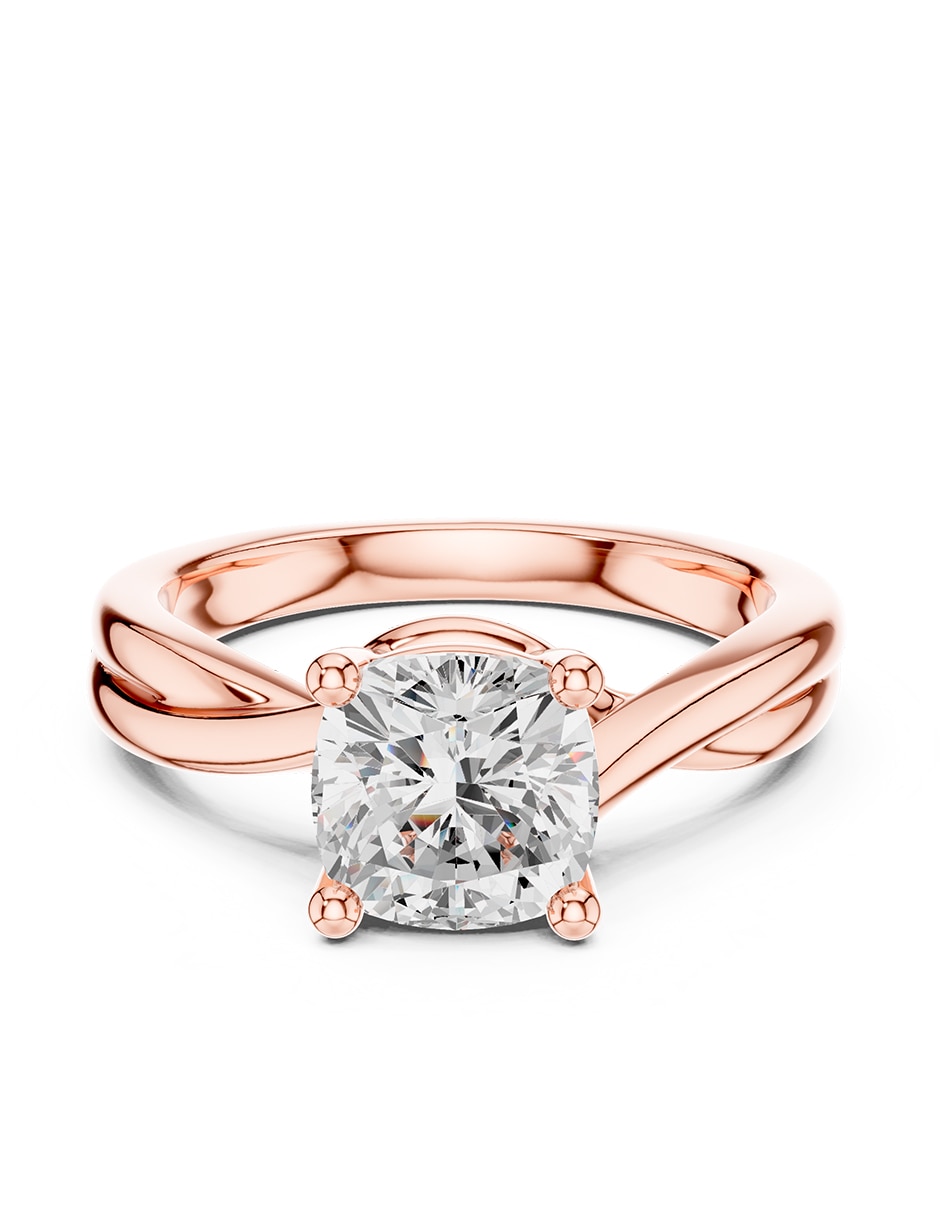 Anillo de compromiso de oro 14 k 1