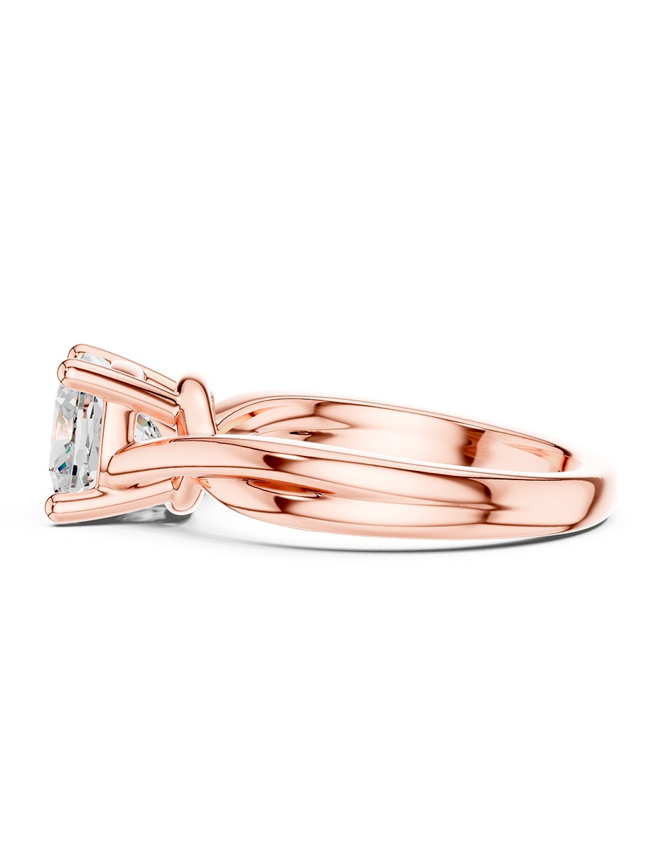 Anillo de compromiso de oro 14 k 3