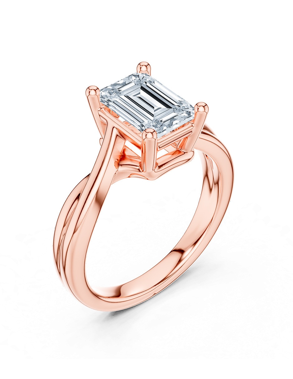 Anillo de compromiso de oro 9 k 2