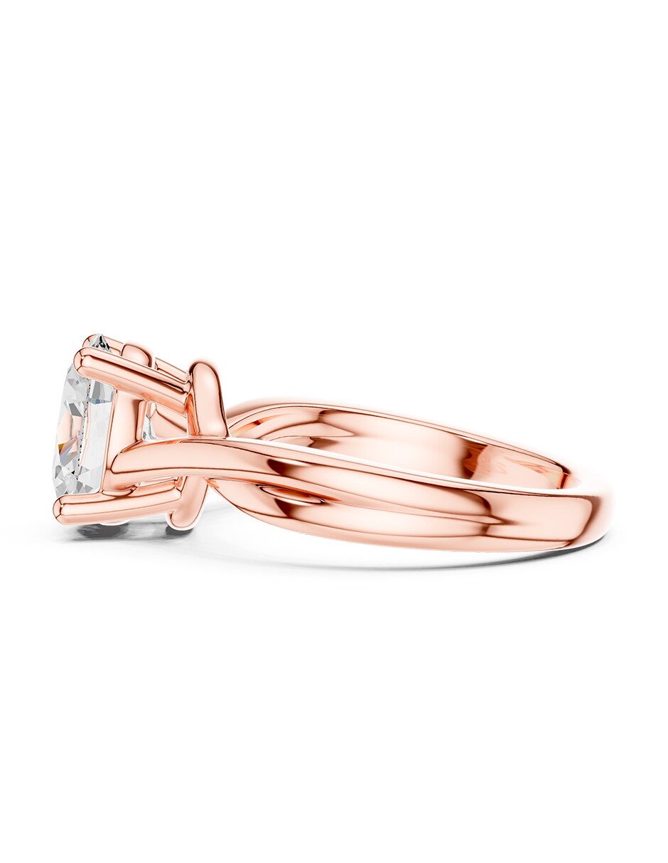 Anillo de compromiso de oro 9 k 4