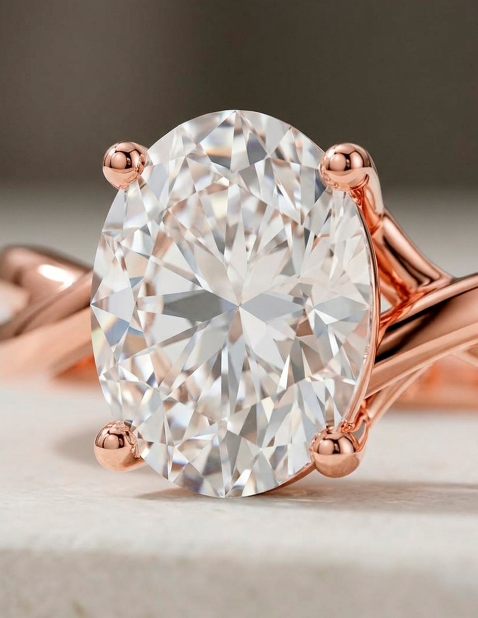 Anillo de compromiso de oro 18 k 6
