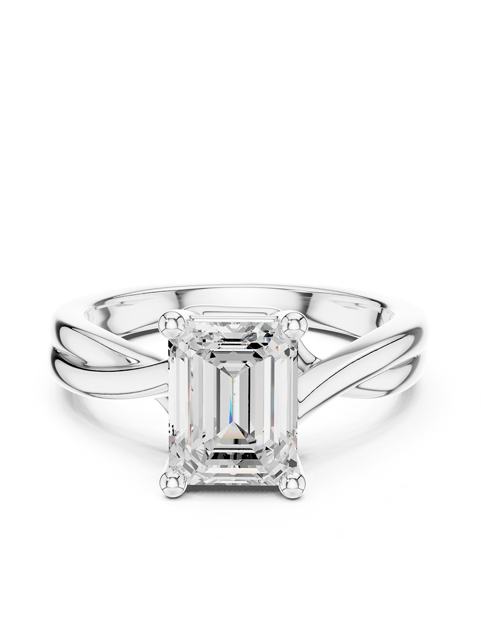 Anillo de compromiso de oro 18 k 1
