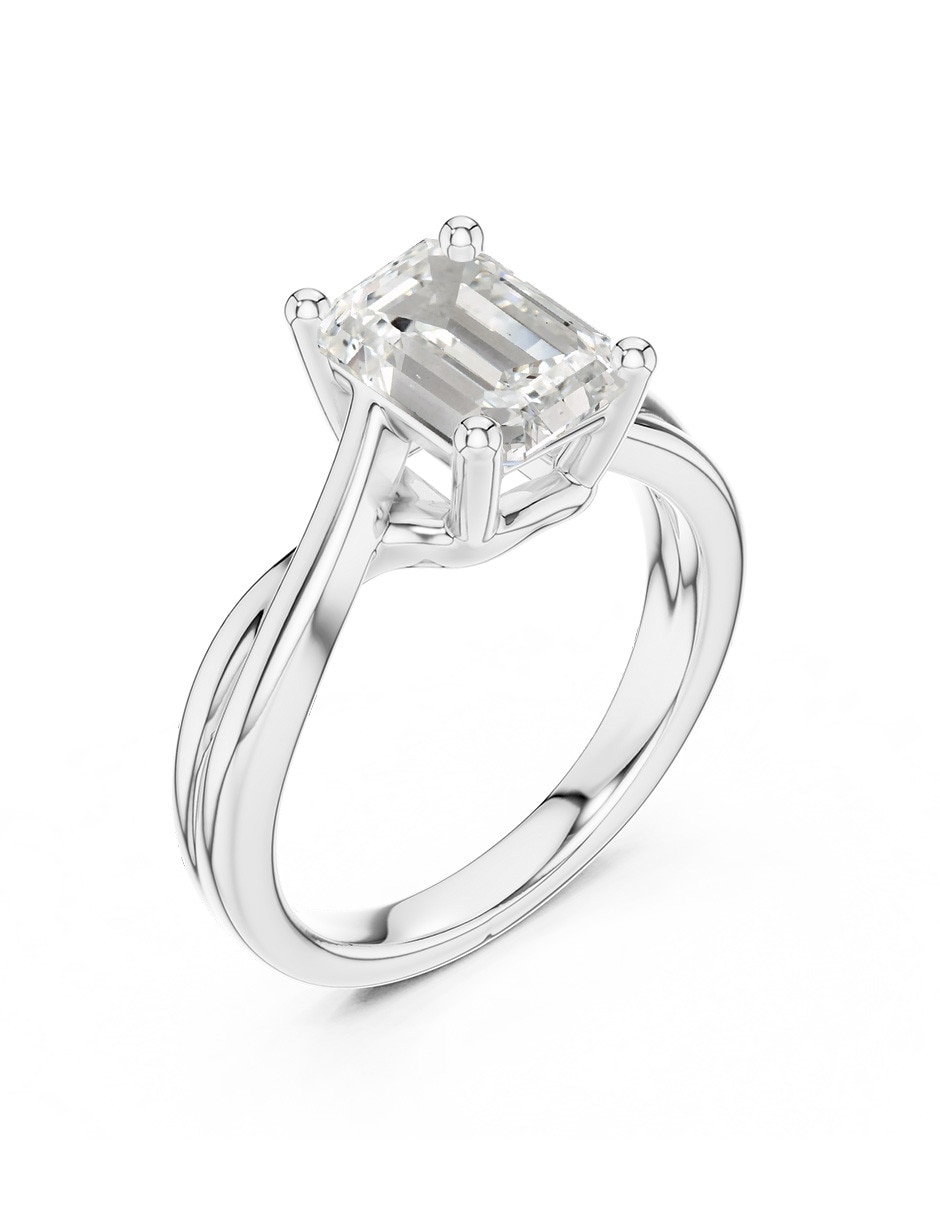 Anillo de compromiso de Oro 18 K 5