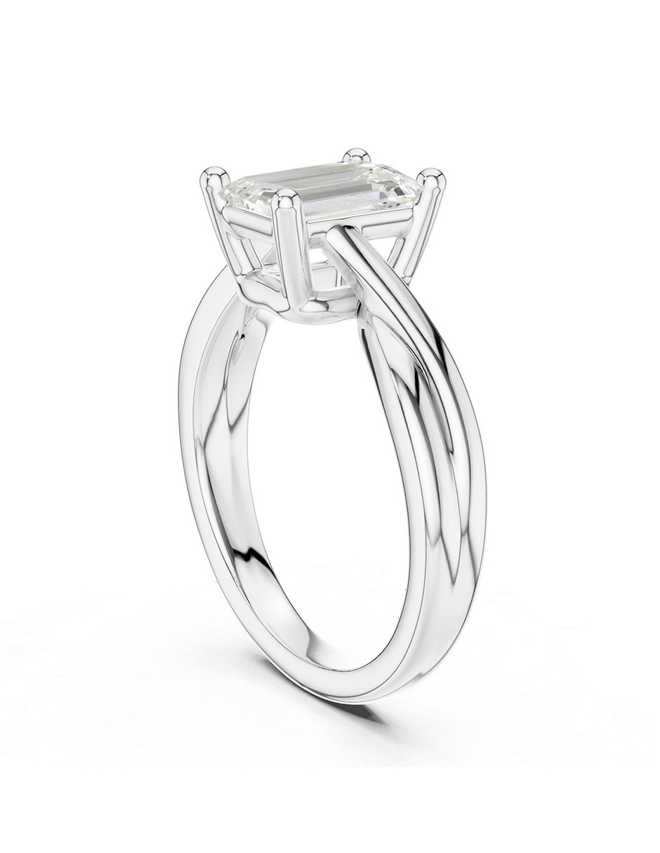 Anillo de compromiso de Oro 18 K 4