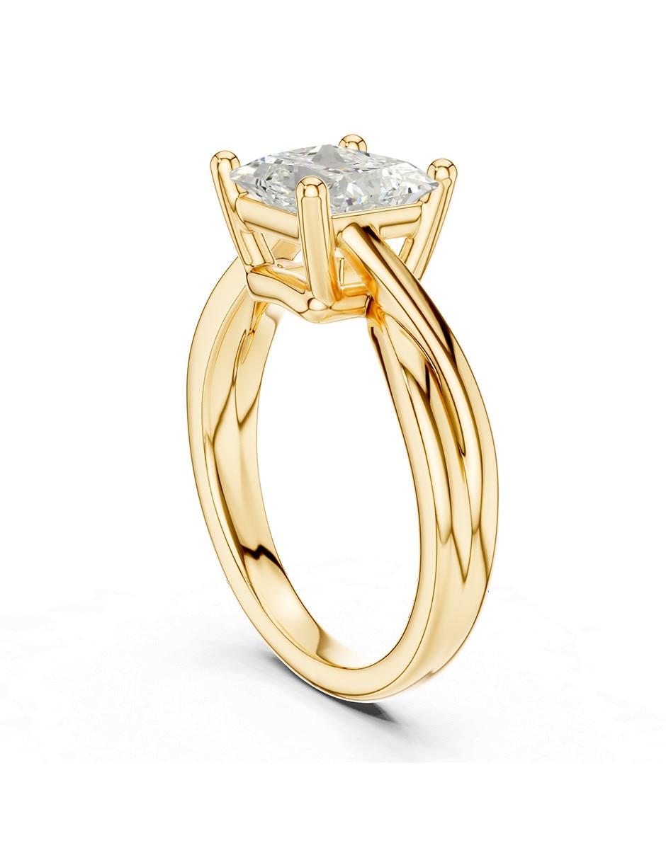 Anillo de compromiso de oro 14 k 5