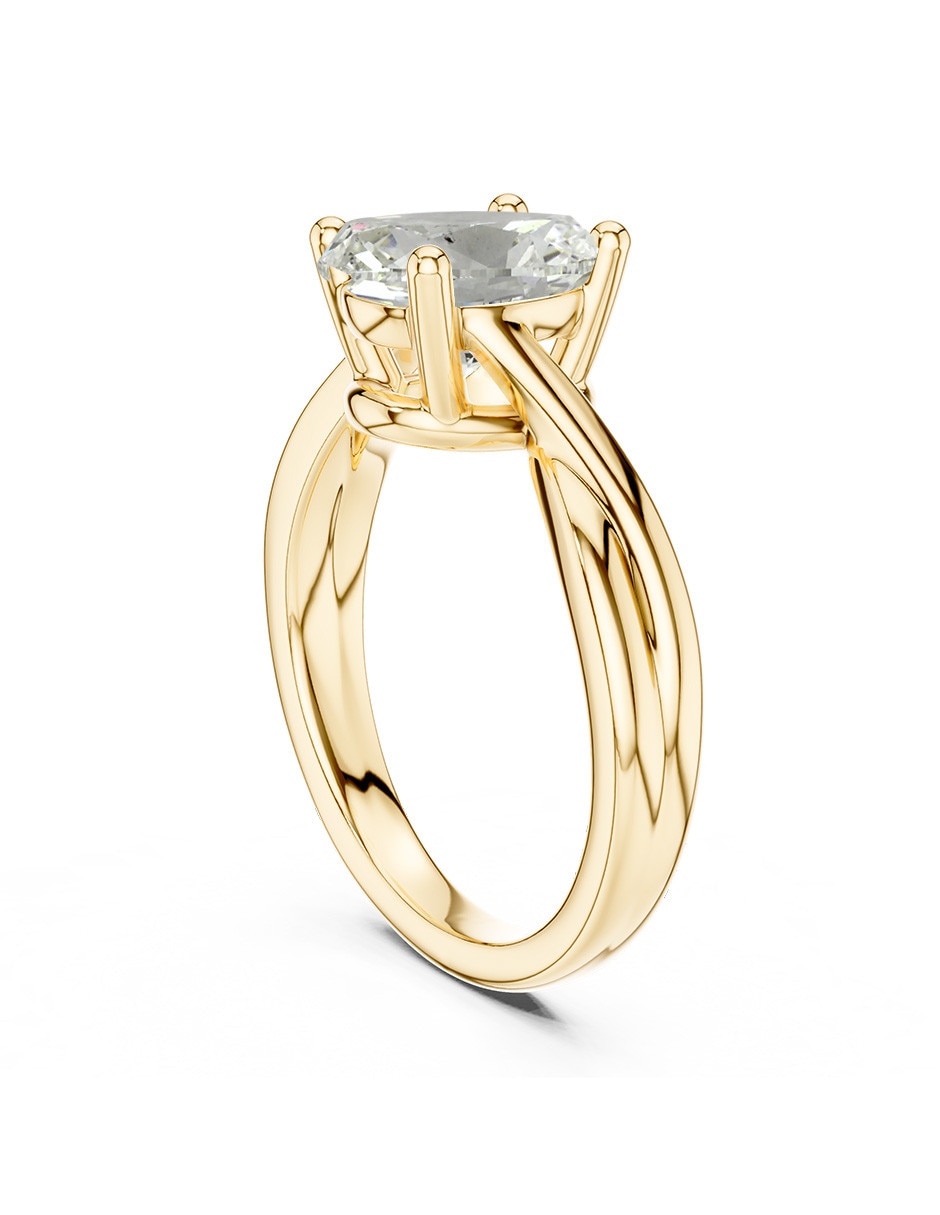 Anillo de compromiso de oro 18 k Amore Mio