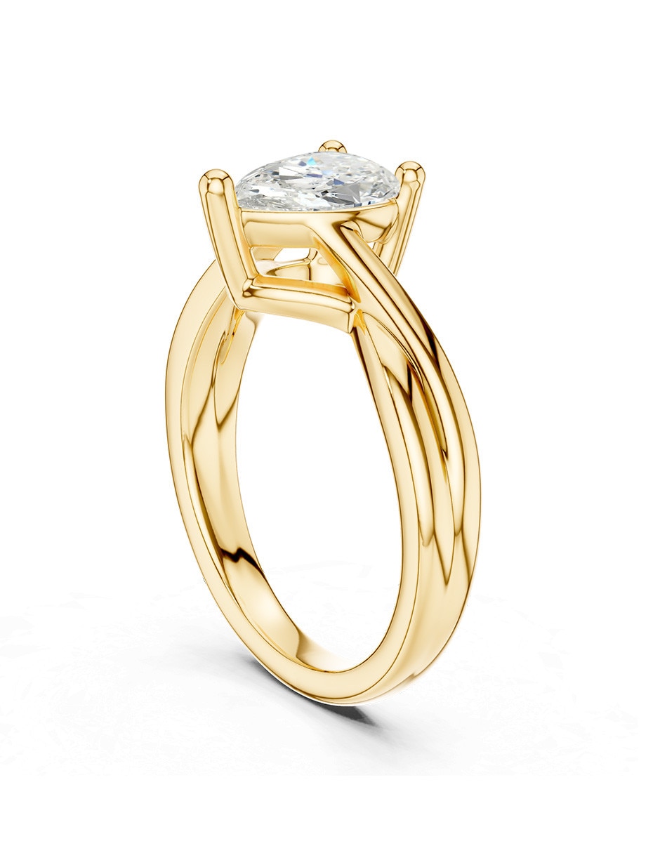 Anillo de compromiso de oro 18 k Amore Mio
