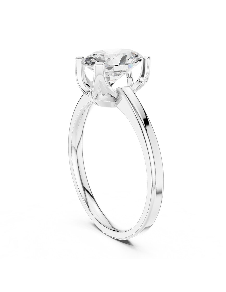 Anillo de compromiso de oro 14 k 3