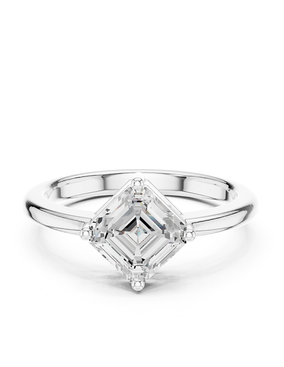 Anillo de compromiso de oro 18 K 1