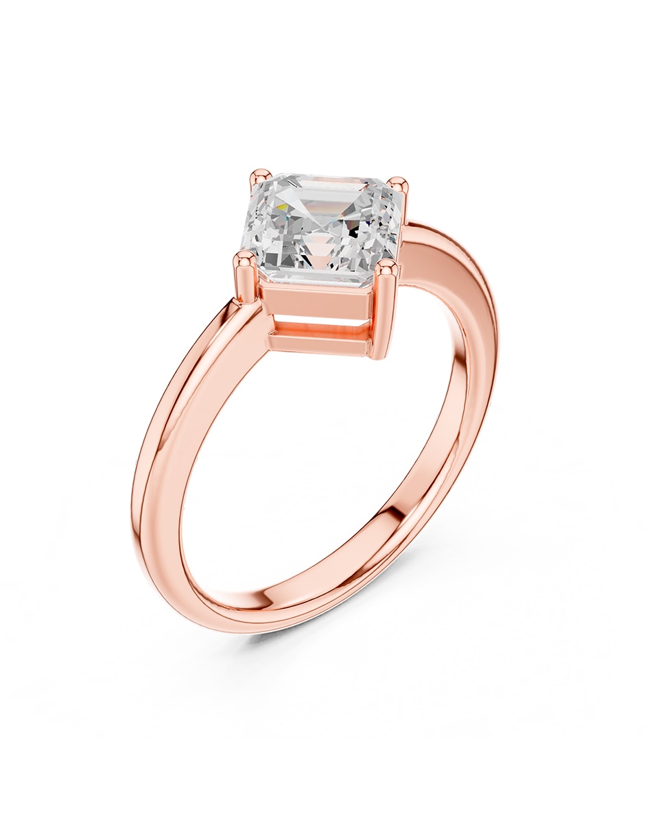 Anillo de compromiso de oro 9 k 2