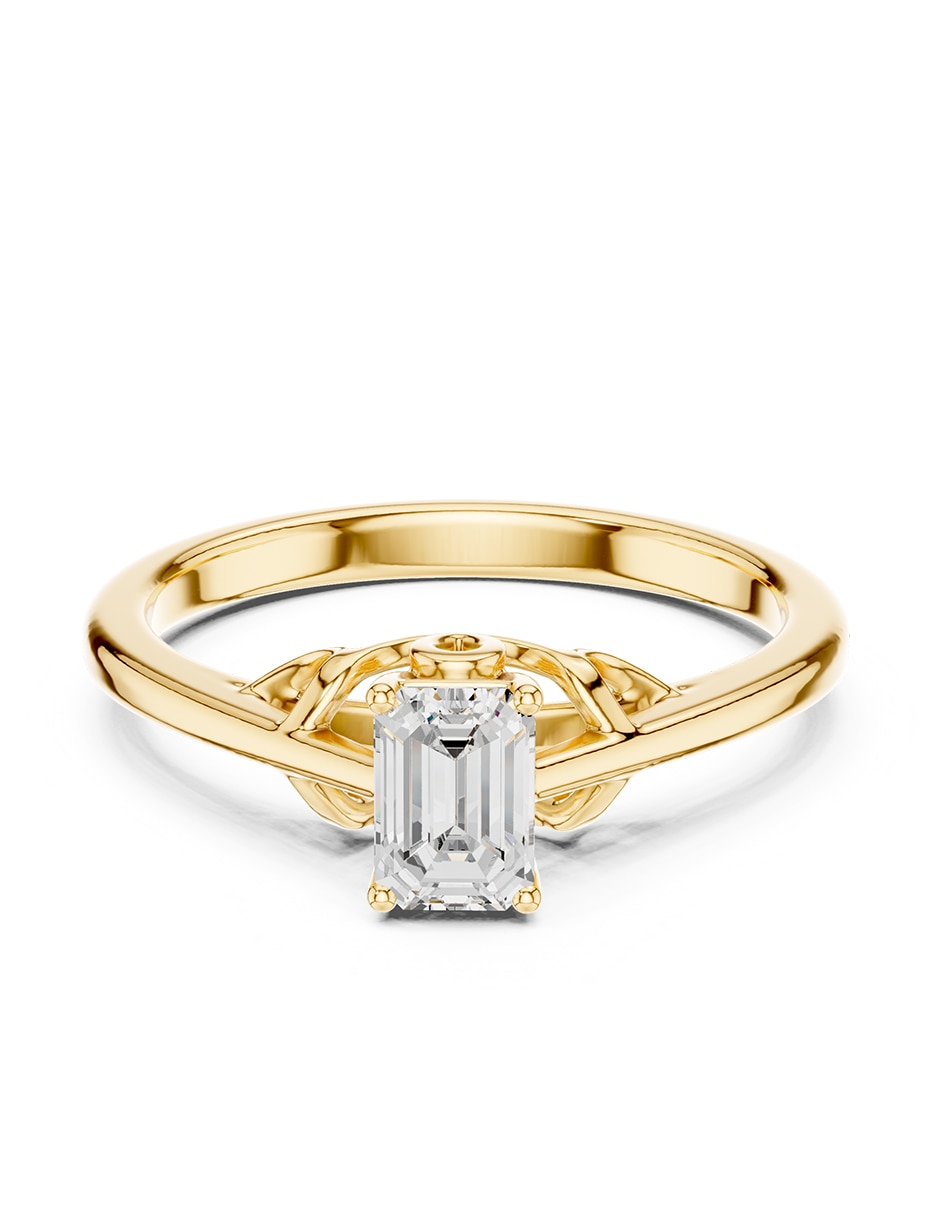Anillo de compromiso de oro 18 K Anillo de compromiso de oro 18 K