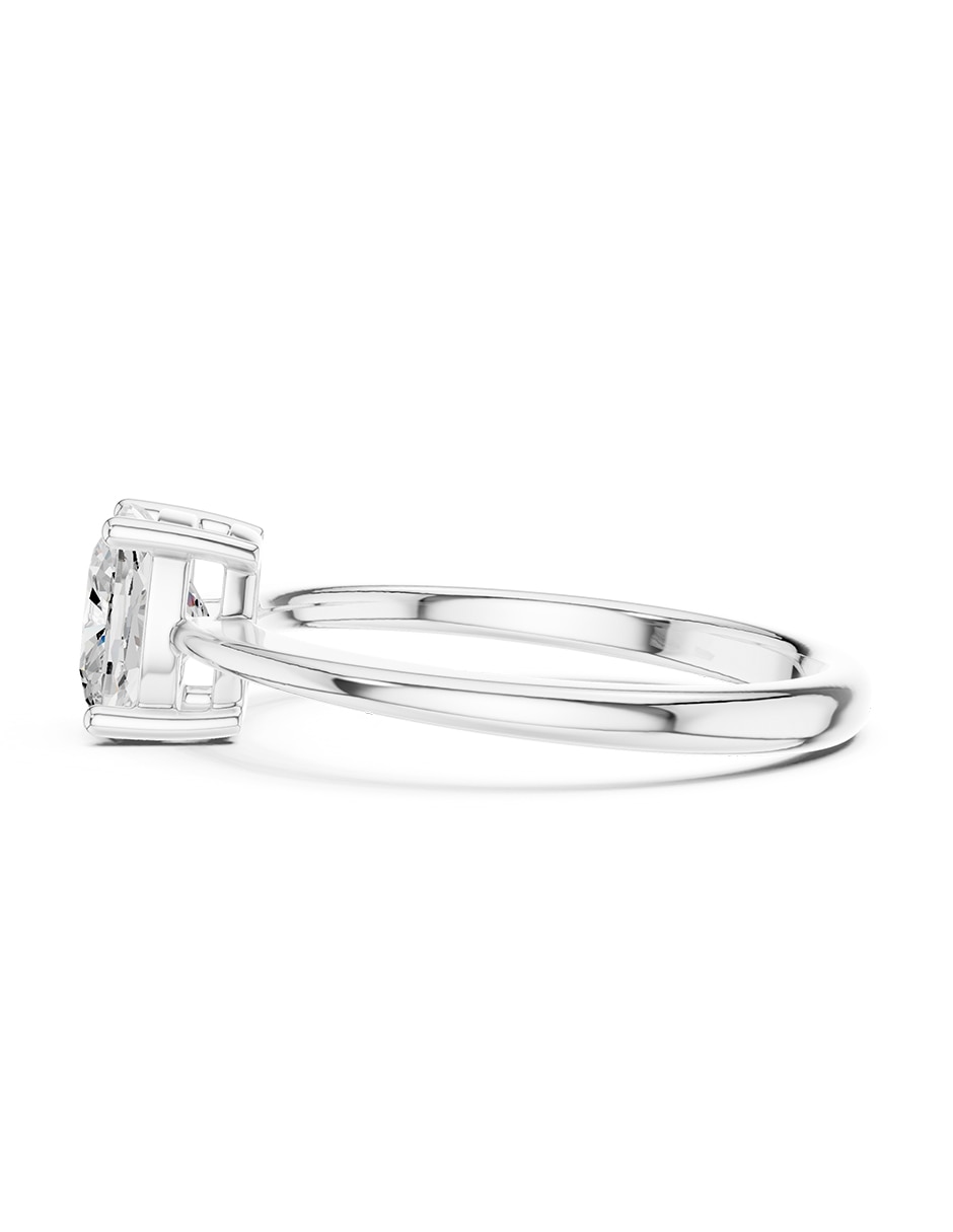 Anillo de compromiso de oro 9 k zirconia cúbica 5