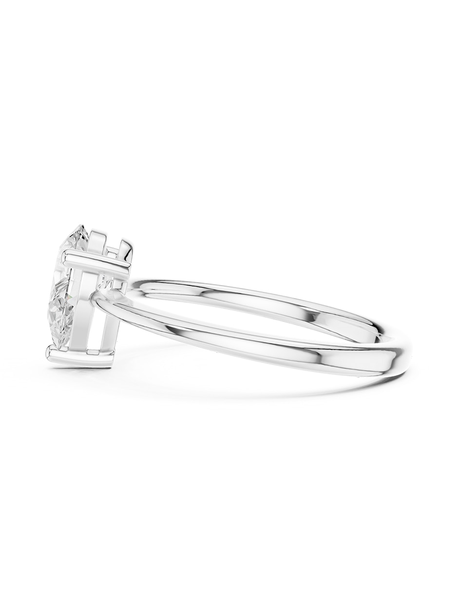 Anillo de compromiso de oro 18 K Amore MIio zirconia cúbica 5