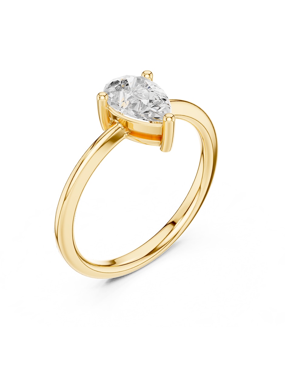 Anillo de compromiso de oro 9 K Amore Mio